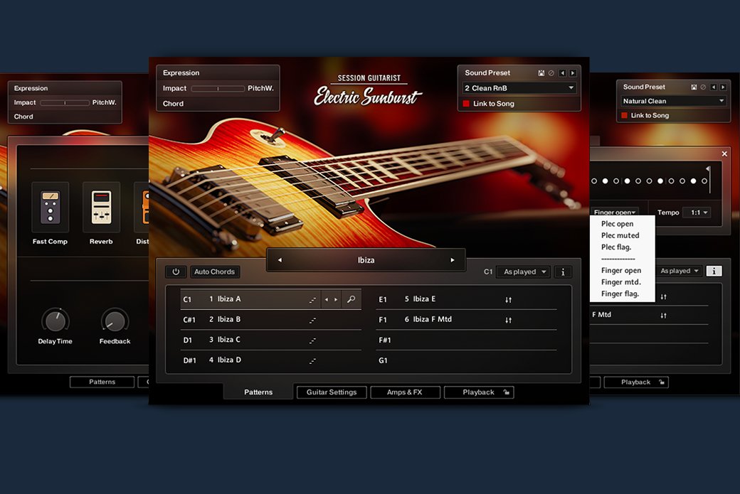 Native Instruments Session Guitarist Electric Sunburst